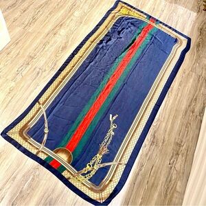 Luxury G G vibe SILK large scarf /body wrap multifunctional